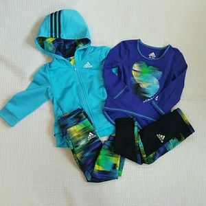 four piece Adidas athletic set 18 months